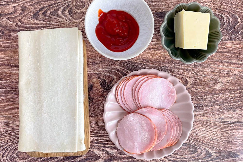 Sluoksniuotos tešlos suktinukų gaminimas